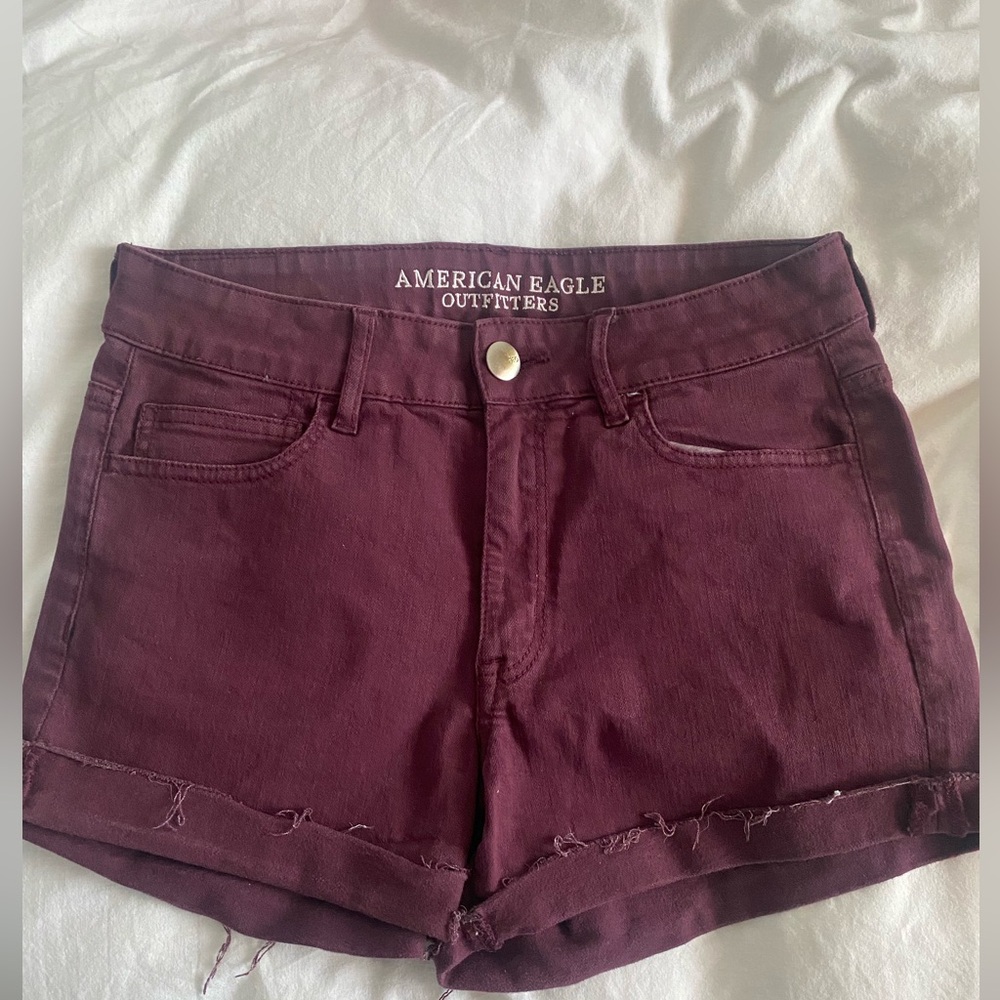 American Eagle Outfitters Super Stretch Hi Rise Shortie | Size 8